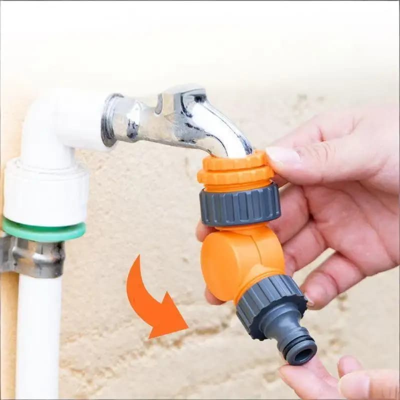 Tool-Free Install Garden Hose Connector Universal Faucet Adapter No Leak Water Pipe Joint for Farm Irrigation Gardening