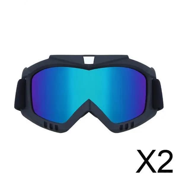 Occhiali da Sci Protettivi Anti-Polvere Anti-Impatto Trasparenti Occhiali di Sicurezza per Ciclismo e Snowboard