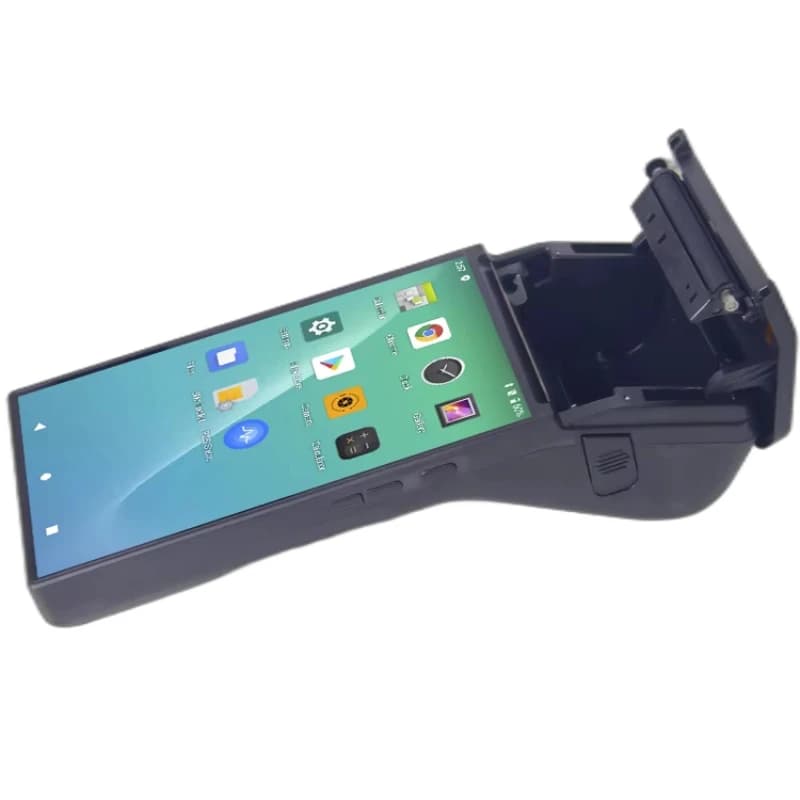 Scanner QR 4G WF BT Lettore di schede NFC Terminale di pagamento POS Android Terminale portatile per ricevute/codice a barre per trasporto pubblico A7N Pos