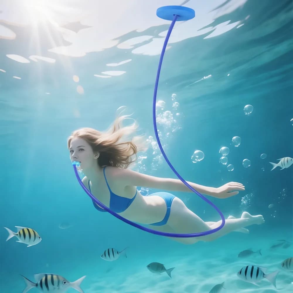 Full Dry Breathing Tube Silicone Snorkeling Gear For Diving Swimming Underwater Activity Training Sport Equipment Adult