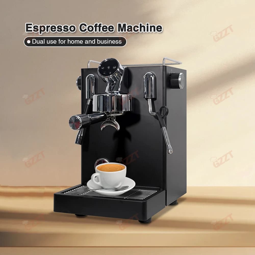 GZZT CM6005 Macchina per caffè espresso 3100W Doppia pompa Controllo PID Temperatura 58mm Macchine per caffè commerciali/domestici 220V