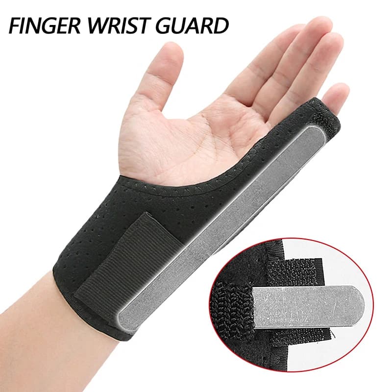 Guanto Protettivo per Tendini con Supporto in Alluminio e Fascia per Pollice, Protezione per Polso e Dito Minore, Accessori Sportivi