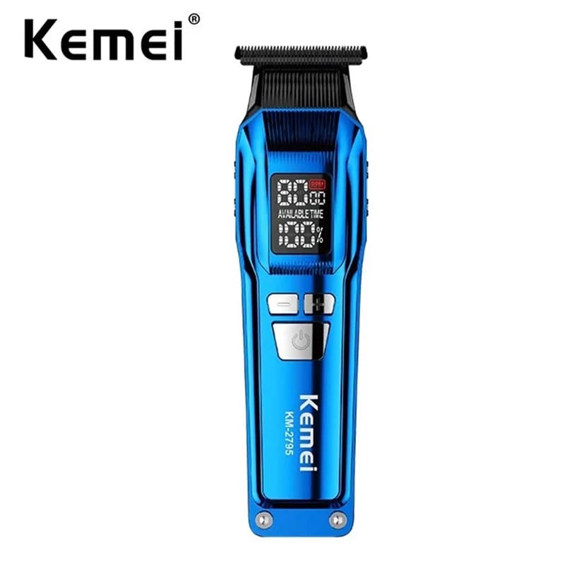 Kemei 2795 Professional Battery Haircuts Rechargeable Electric Haircut Barbiere Haircut Machine with zero gap finish