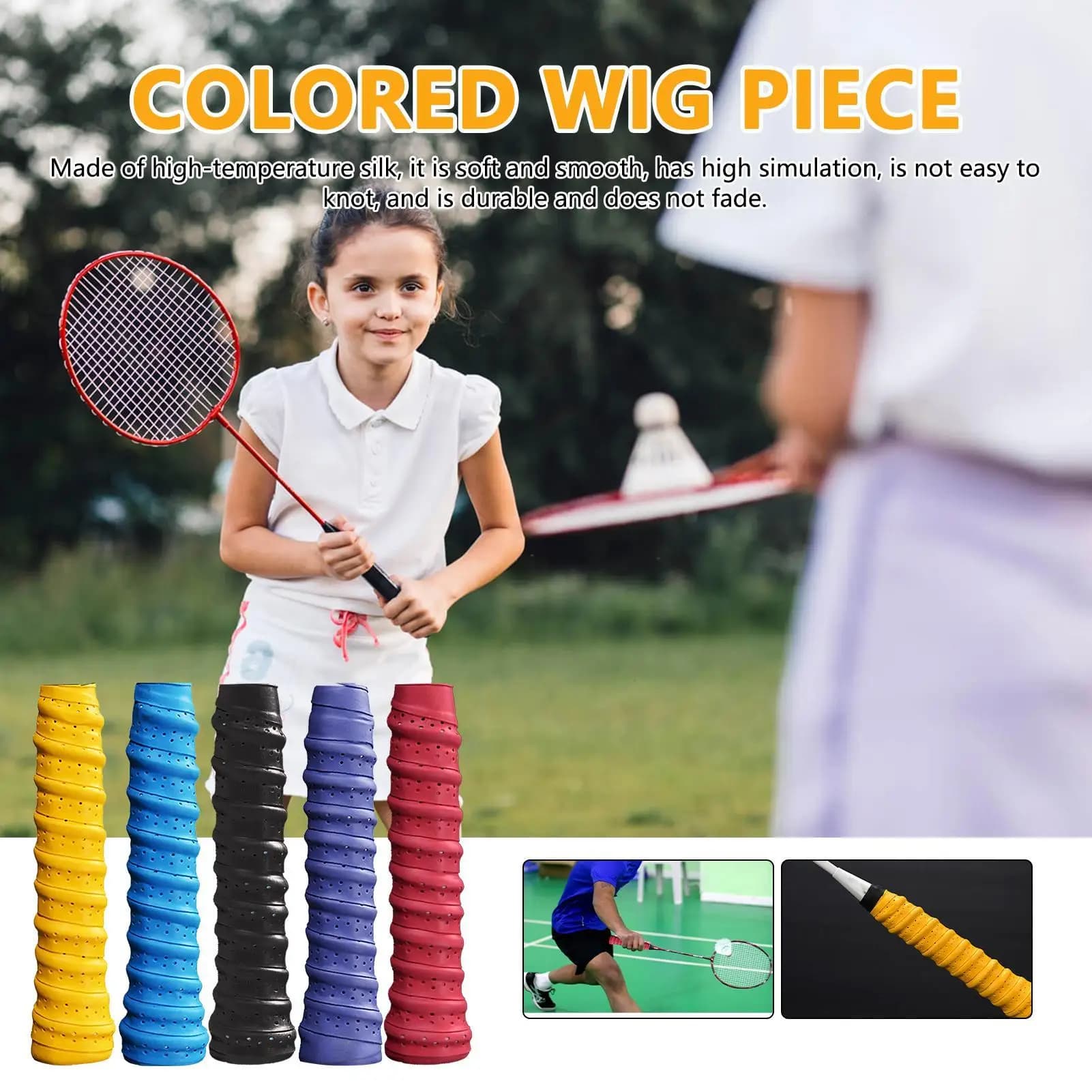 Breathable anti-slip tape for tennis rackets and badminton, absorb-proof band for sports handle.