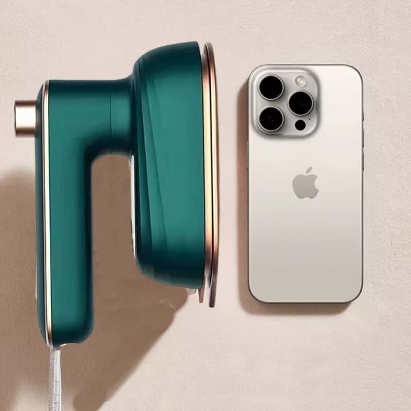 Ferro da stiro a vapore portatile 2 in 1 Piroscafi per indumenti Macchina da stiro Macchina da stiro portatile da viaggio Macchina da stiro per indumenti a vapore