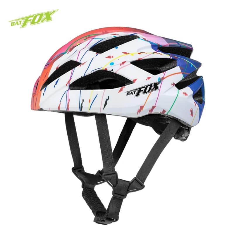 BATFOX Casco da bici Ultraleggero con molatura integrata Bicicletta elettrica Sport all'aria aperta casco bicicleta Sicurezza Donna Uomo Casco da ciclismo