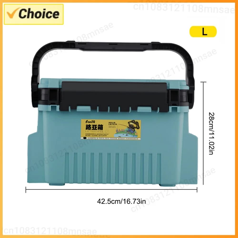 Plastic Fishing Box Holder Multifunctional Fishing Hook Stop Beads Box High-Capacity Portable Outdoor Accessories