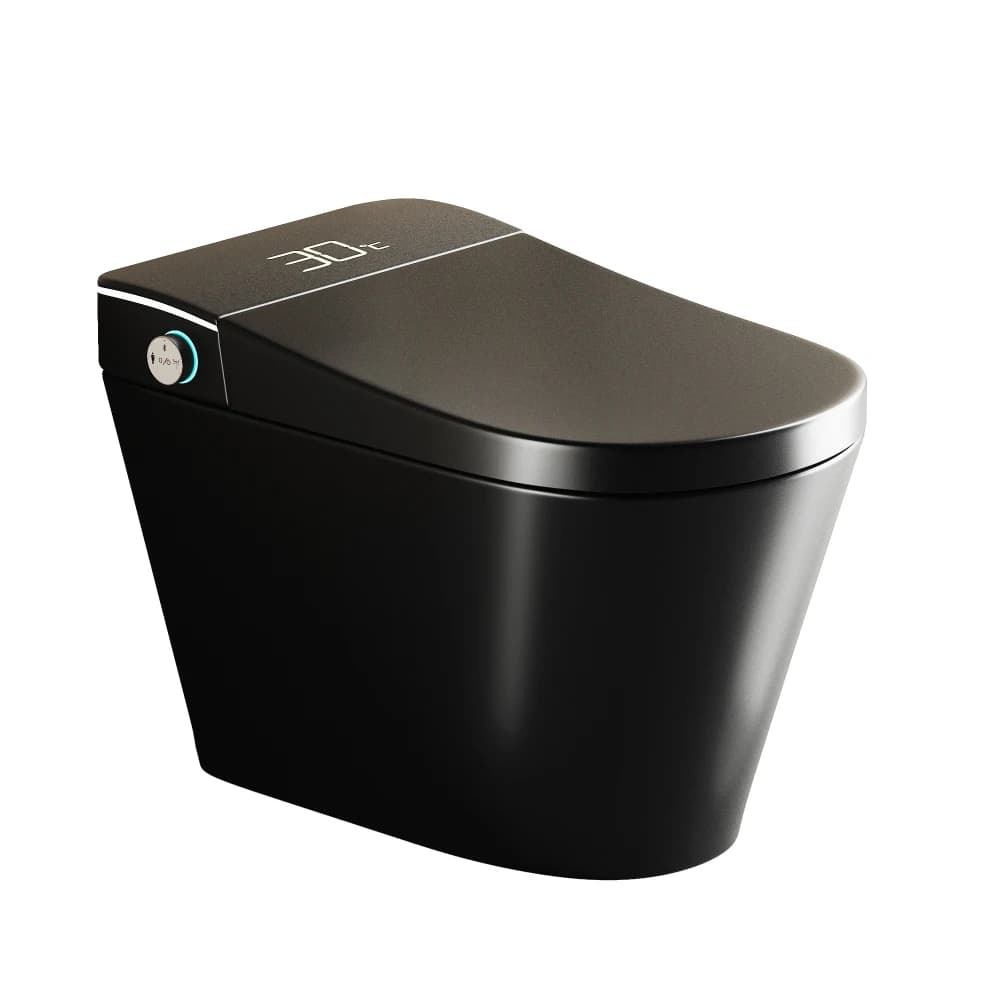 WC Intelligente Unico, Toilette Monoblocco con Bidet Integrato, Sedile con Apertura/Chiusura Automatica Bidet con Asciugatore
