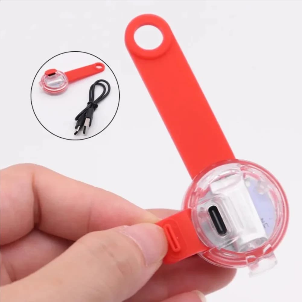 LED Pet Dog Cat Collar Light Night Safety Luminous Waterproof Flashing Harness Pendant for Dog Walking Accessories