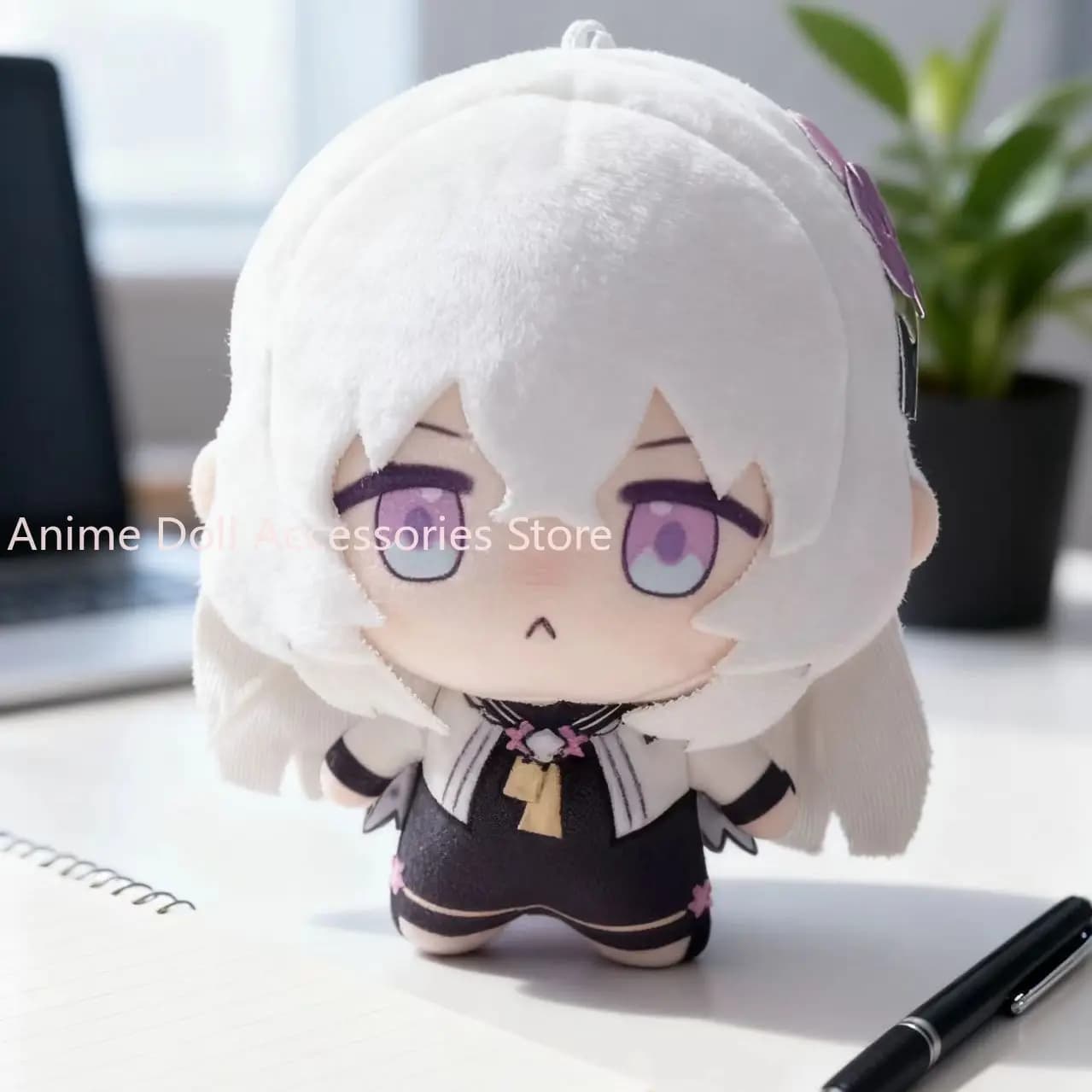 Anime Blue Archive‌ Shirasu Azusa‌ 10CM Plush Kawaii Cartoon Stuffed Body Plushie Figure Bag Pendant Birthday Gifts