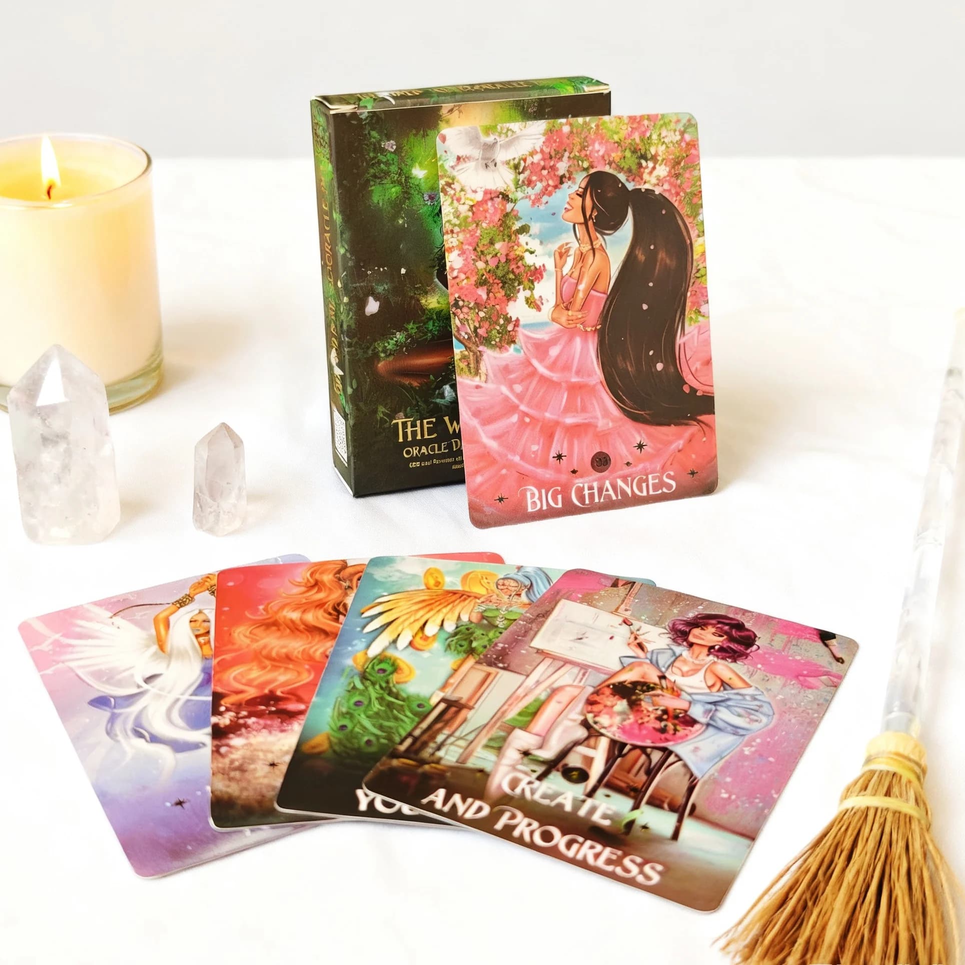 10,4 * 7,3 cm The Wild Muse Oracle Deck 54 carte