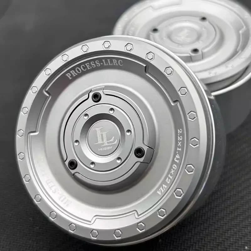 Mozzo ruota in metallo ponderato da 2.2 pollici per auto cingolata RC 1/10 AXIAL SCX10 TRX4 Defender facile da controllare serbatoio RC4WD D90 300 TRX6 TF2