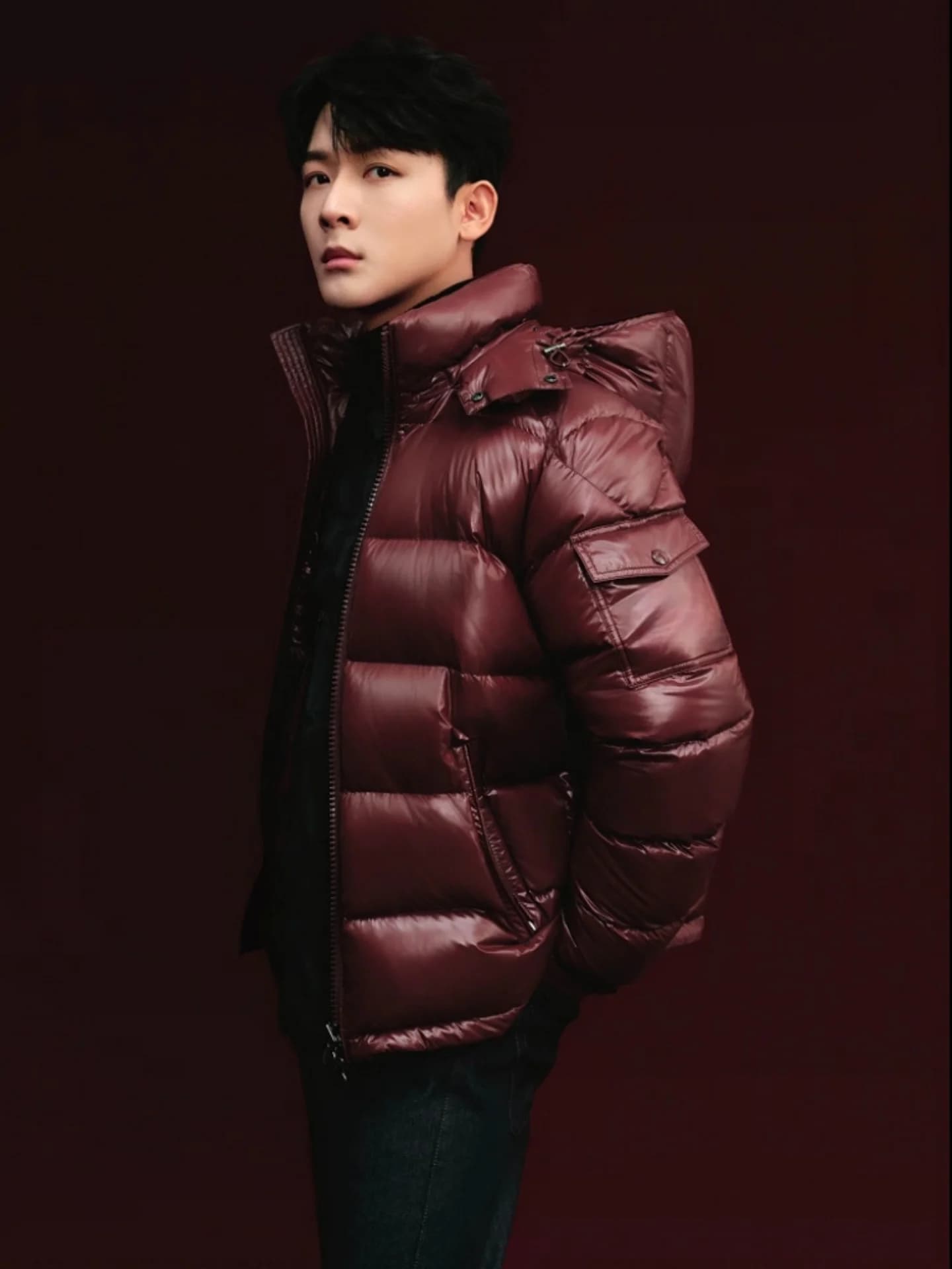 American Classic Versatile Detachable Hat Ultra Thick Goose down Jacket Red Brown Blue Men's Outdoor Sport City Casual Wear