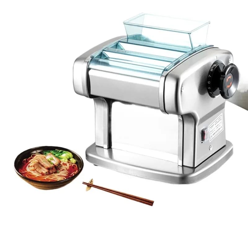Macchina Elettrica per Pasta Domestica, Piccola Pressa Automatica per Impasto, Macchina Commerciale Multifunzione in Acciaio Inossidabile per Pasta e Ravioli
