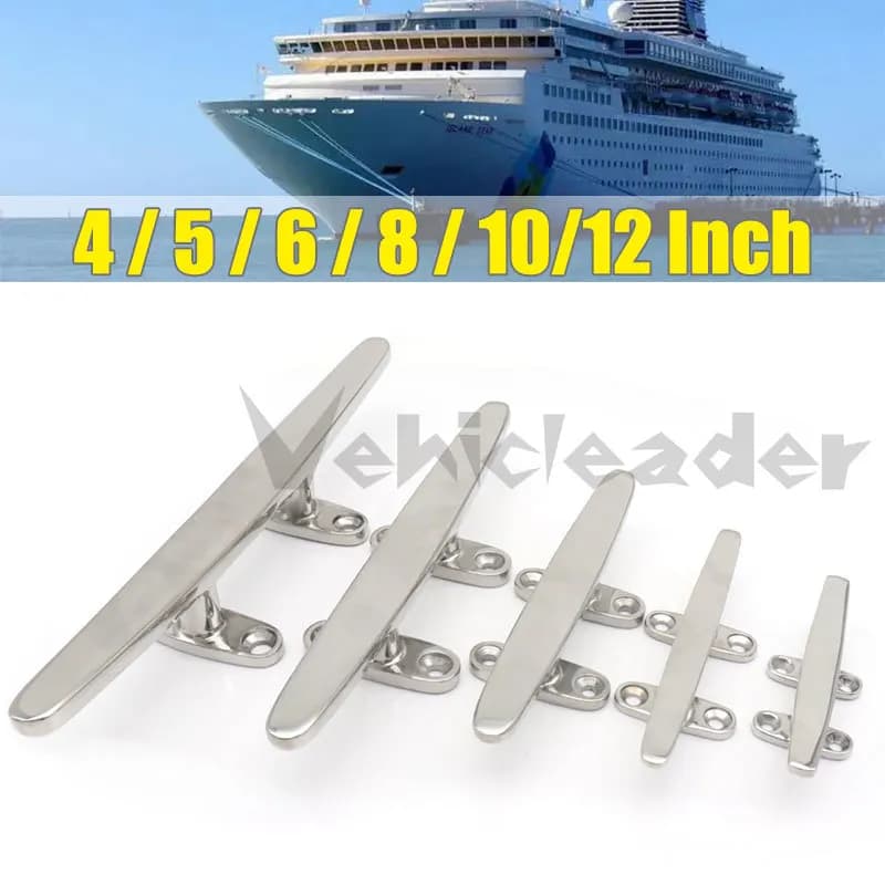 Da 4 pollici a 12 pollici bitte per barche Marine maniglia per barche in acciaio inossidabile 316 Hardware per tacchette per pontili per barche per Yacht marini