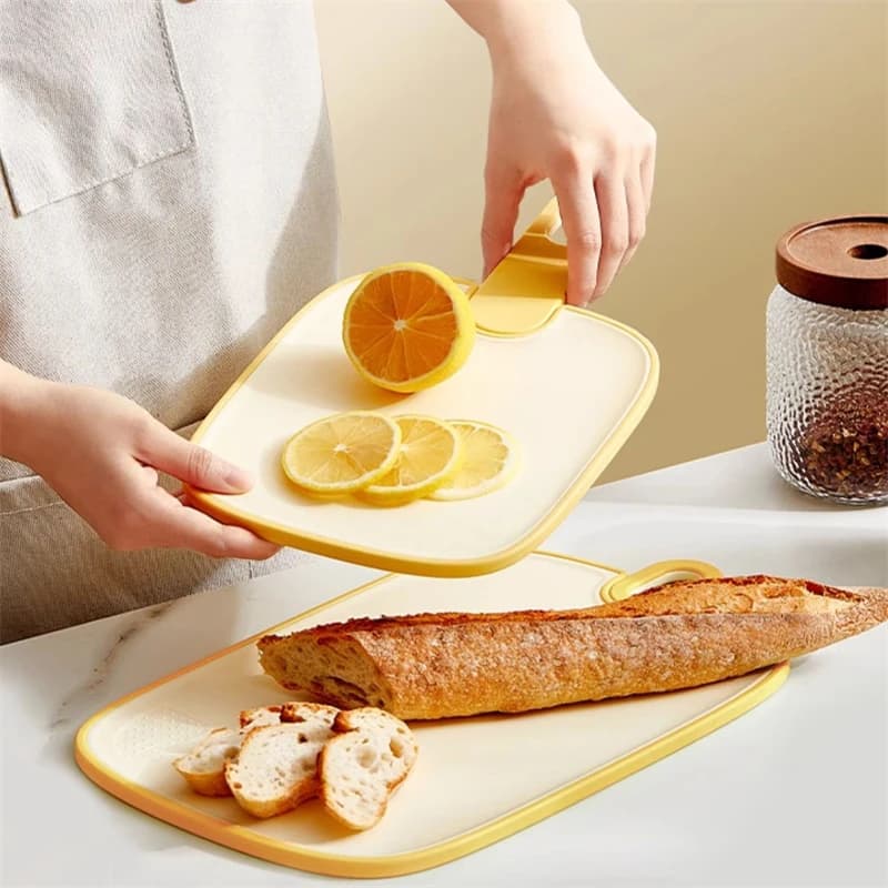 Set da 3 pezzi per tagliere in plastica per frutta e verdura specifica per cucina domestica anti-muffa e antibatterica