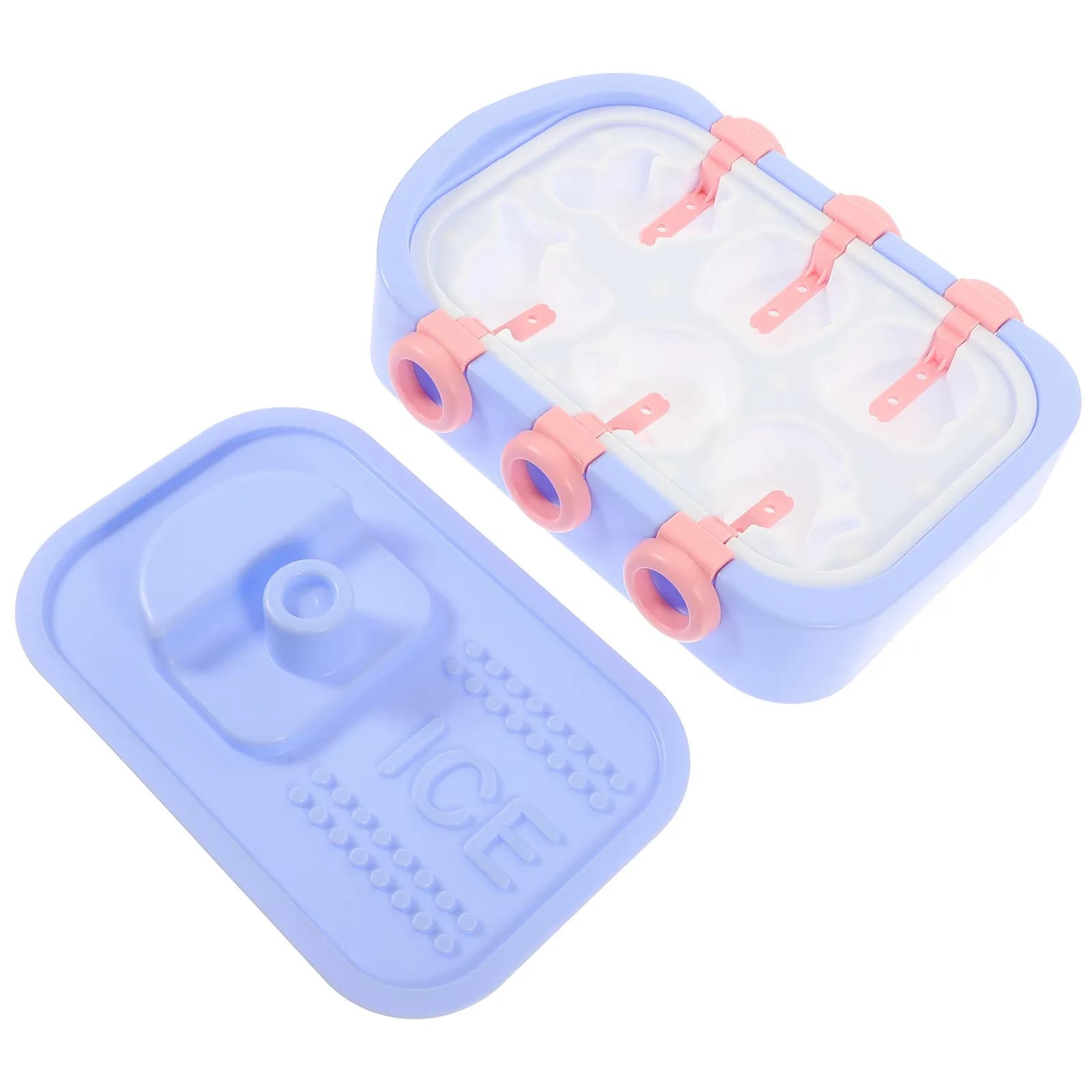 Stampo in Silicone per Gelato Fatto in Casa, Creatore di Ghiaccioli Fai-da-Te, Riutilizzabile, Senza BPA, Sicuro per il Congelatore, Stampi per Dolci Ghiacciati Estivi