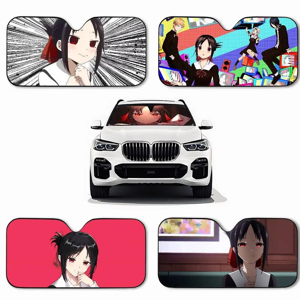 Parasole per Auto S-Shinomiya K-Kaguya Divertente Parasole Pieghevole Protezione UV per Parabrezza Anteriore