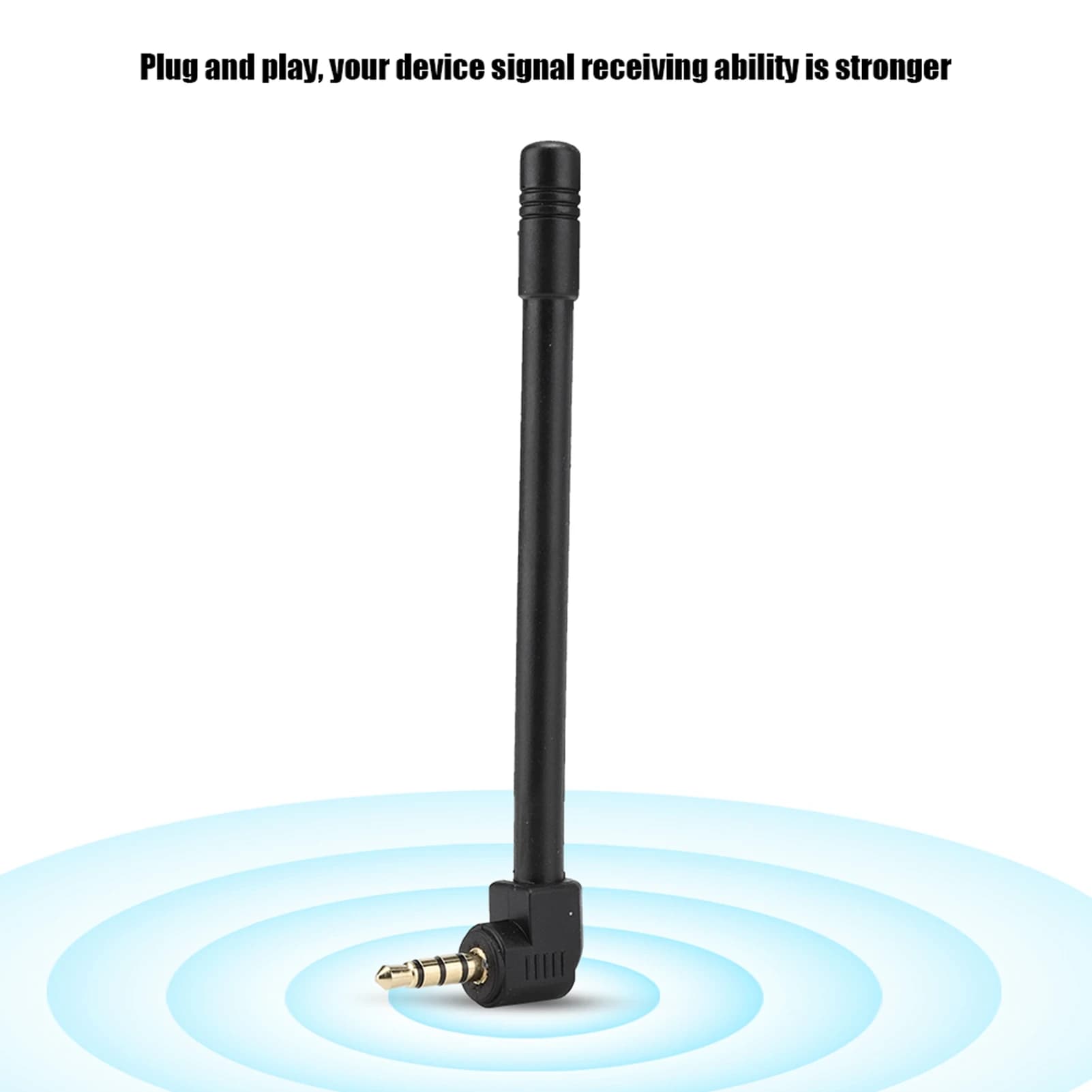 Mini Altoparlante con Antenna Esterna da 3,5 mm, Radio FM da Esterno, Altoparlante Portatile con Antenna Esterna