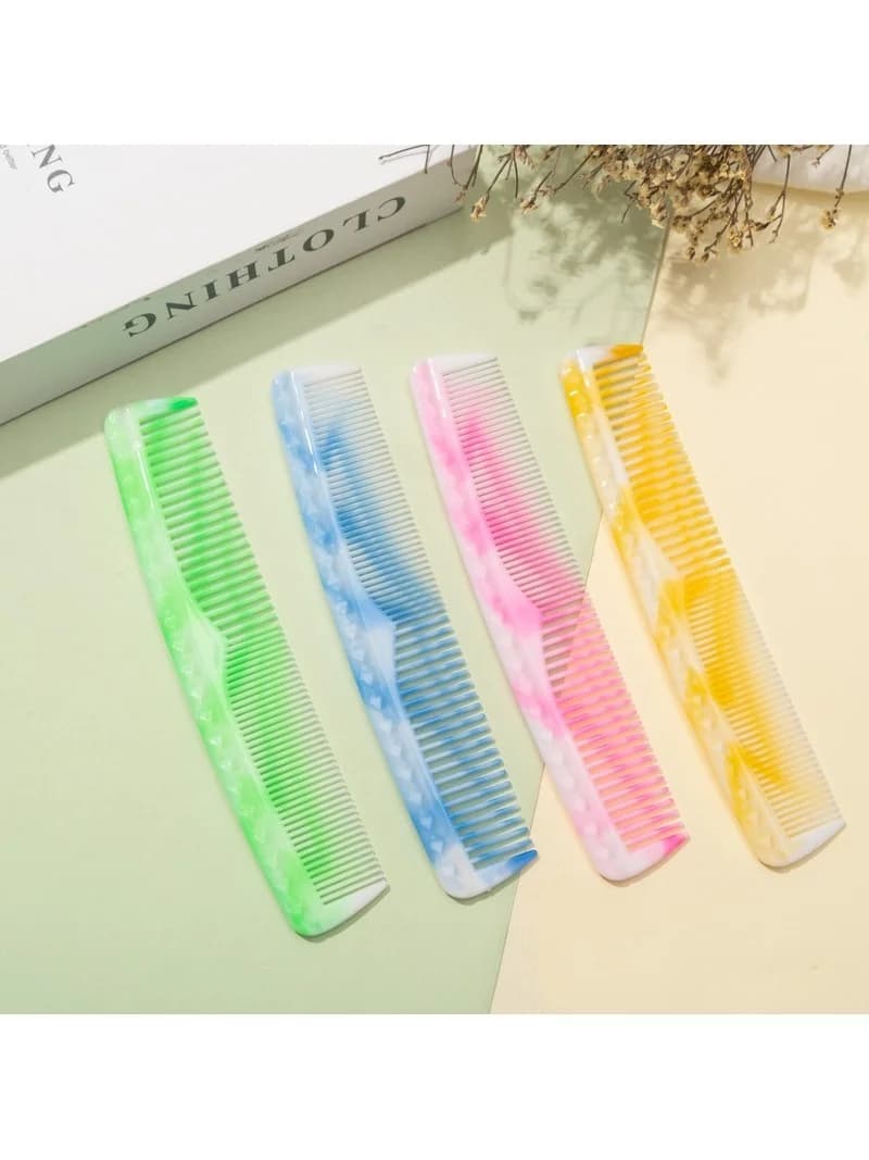 Women's Hair Comb Plastic Hairdressing Comb Thick Hair Straightening And Curling Dual Purpose Comb Household Hair Care Comb