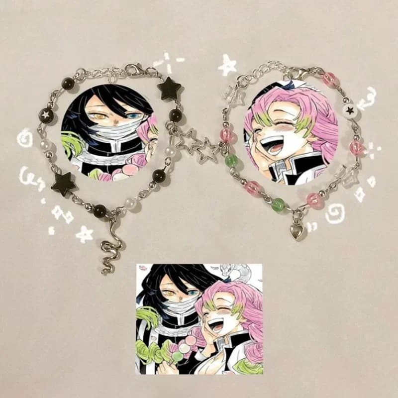 Iguro x Mitsuri couple bracelet y2k style unisex accessory