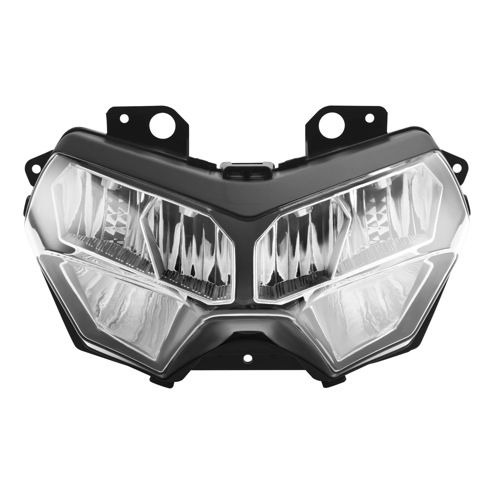 Gruppo faro anteriore a LED per moto, adatto per Kawasaki Z400 2018-2020 / Z650 Z900 2020-2024 KLR 650 Traveler 2022-2023