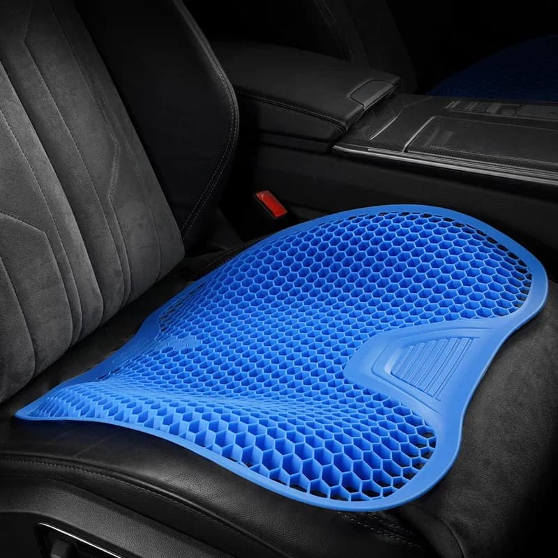 Gel Summer Cool Memory Foam Cuscino per seggiolino auto Schienale Seggiolino da viaggio universale Massaggio Sedia da ufficio Cuscino in gel traspirante