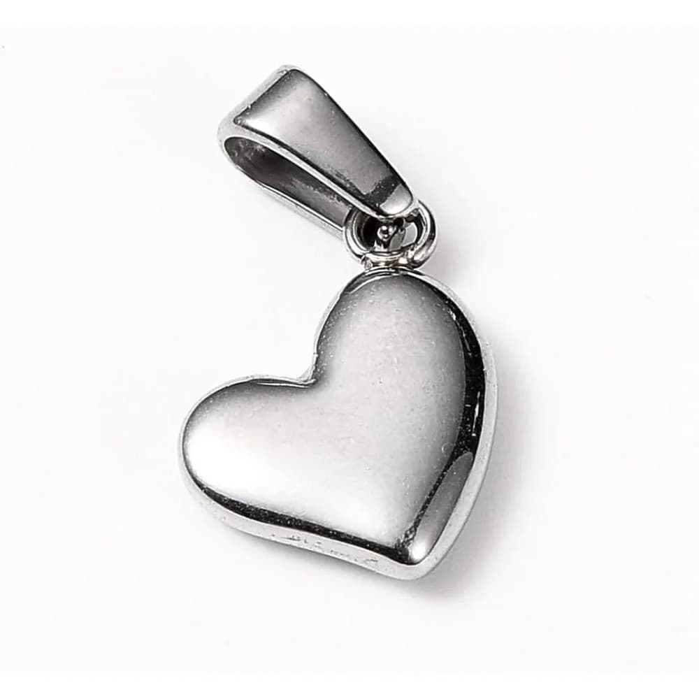 1 pcs 304 stainless steel pendants waterproof blown heart color stainless steel for women kit for creating diy necklace bracelets