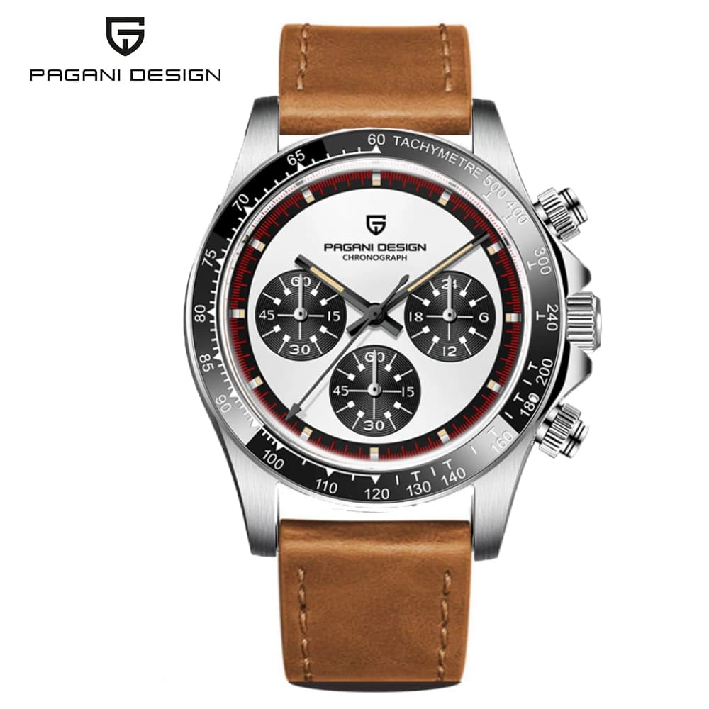 Reloj Hombre PAGANI DESIGN VK63 Quartz Watch Sapphire Glass 100M Waterproof Men Wristwatch 40mm Chronograph Watches for Man Gift