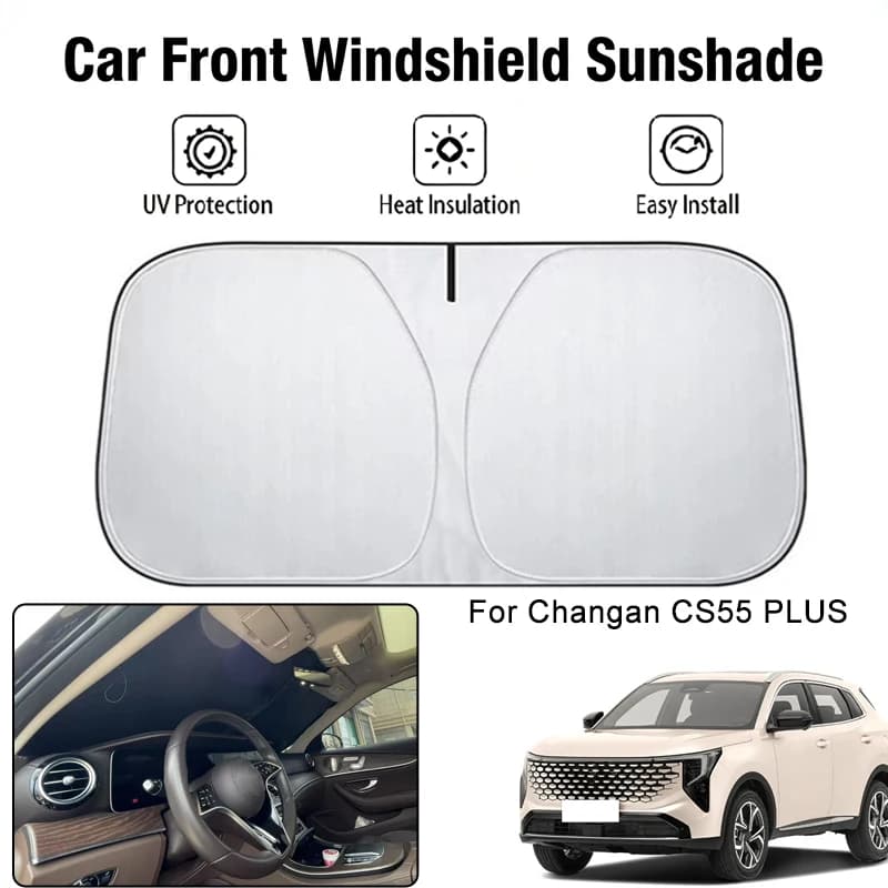 Parasole per parabrezza anteriore auto per Changan CS55 PLUS, protezione UV, isolamento termico, accessori per la protezione solare degli interni auto
