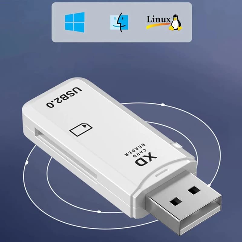 1Pc XD Picture Card Reader Adattatore di memoria USB 2.0 per fotocamere Olympus Fuji da tipo C a Micro USB C Otg Ugreen'