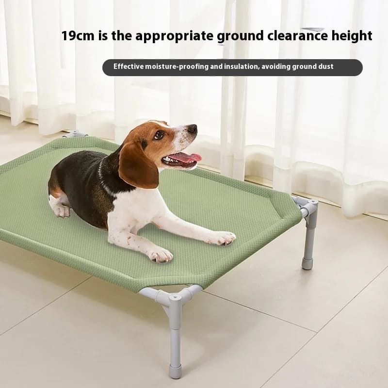 Letto per cani rialzato per tutte le stagioni 22 Lettino per gatti grande lavabile per animali domestici Cuscino rinfrescante ortopedico per cani che dormono