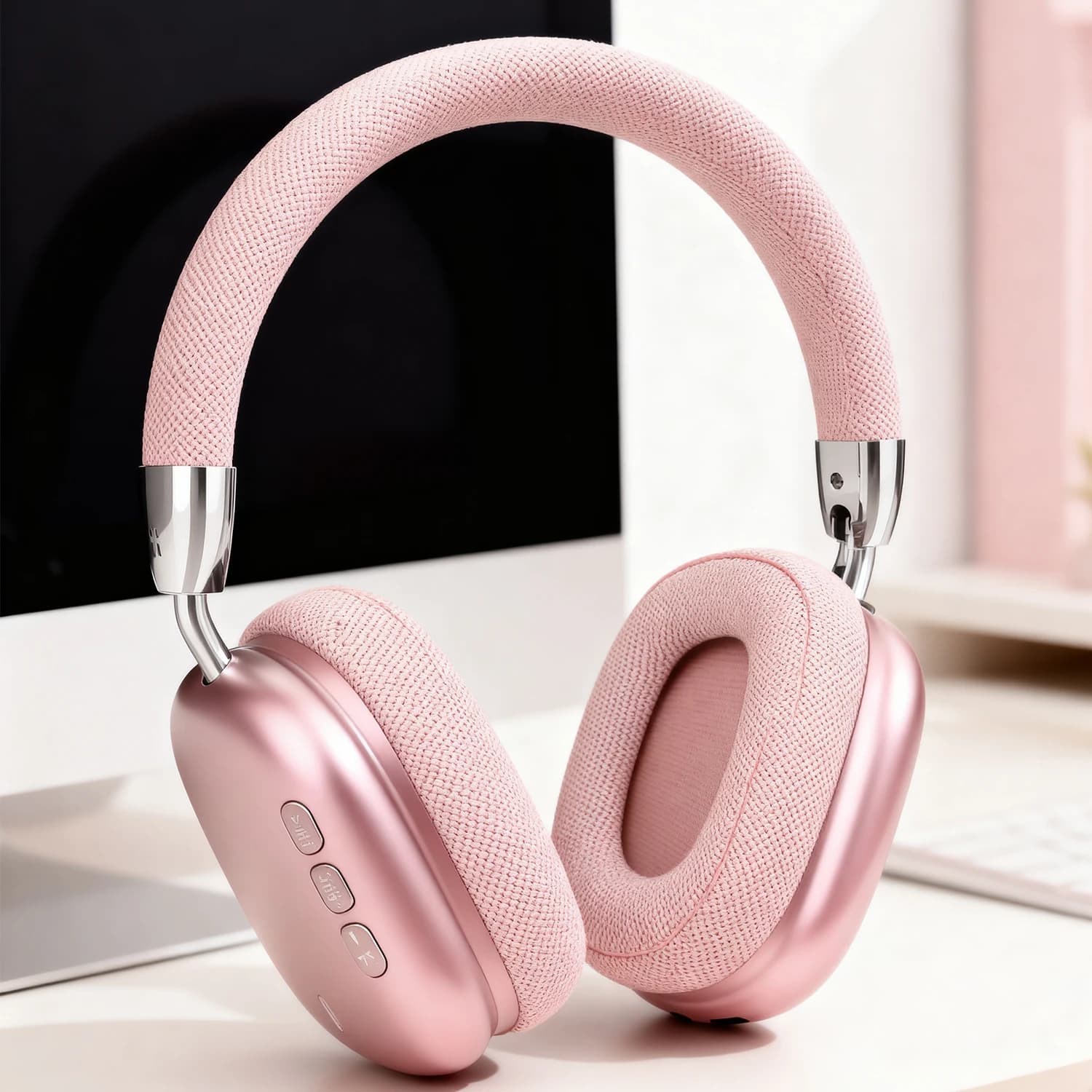 Cuffie da Gaming Wireless Bluetooth Over-Ear con Microfono, Audio Stereo con Bassi Profondi per PC e Musica Mobile