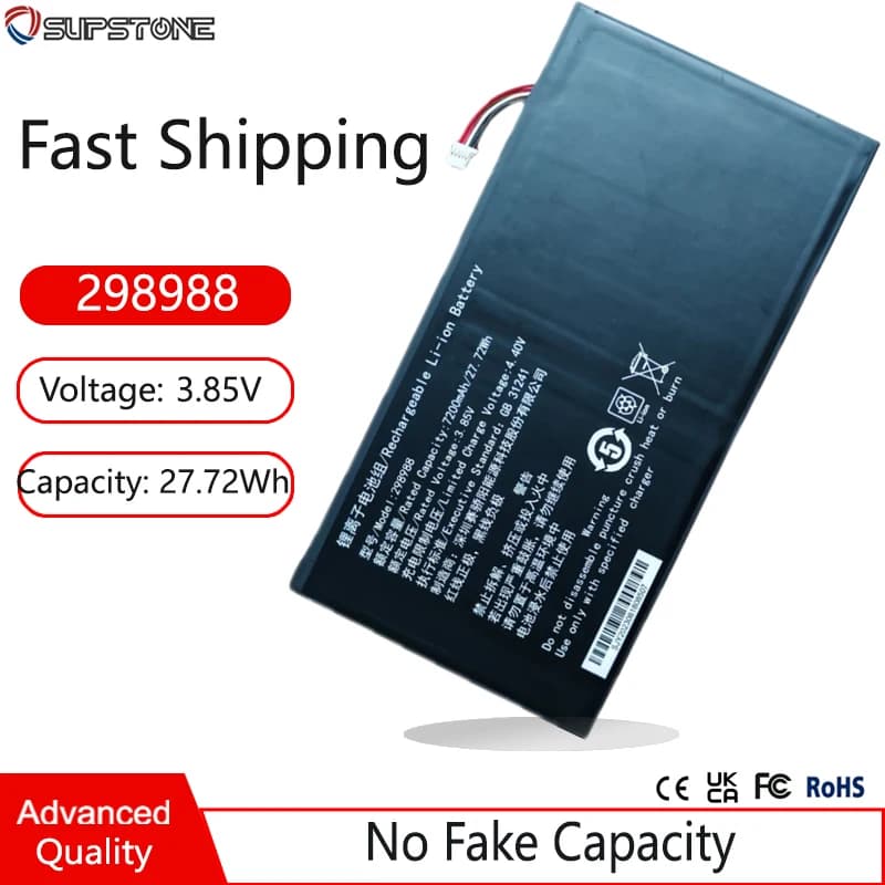 Nuova batteria per laptop 298988 per Teclast T45HD G1B1 T40 Air 3092165P