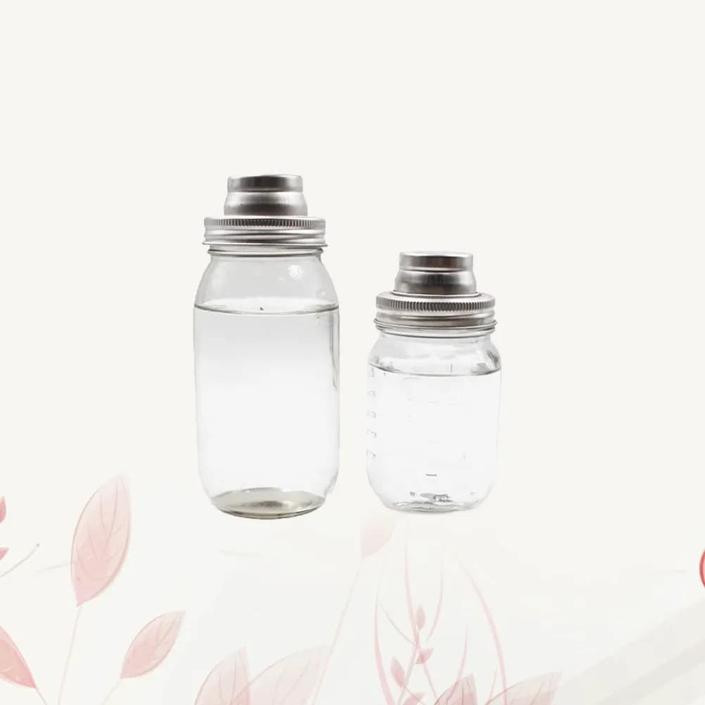 Coperchi in Acciaio Inox da 70mm per Barattoli, Ermetici e Resistenti alla Ruggine, Facili da Aprire e Chiudere per Cocktail, Spezie e Farina