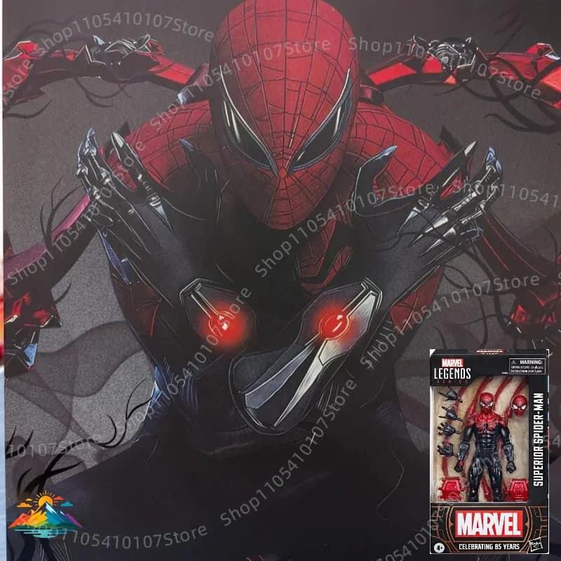 【DISPONIBILE】Hasbro Marvel Legends 85th Anniversary Superior Spider-Man Action Figure da 6 pollici, giocattolo da collezione originale al 100%