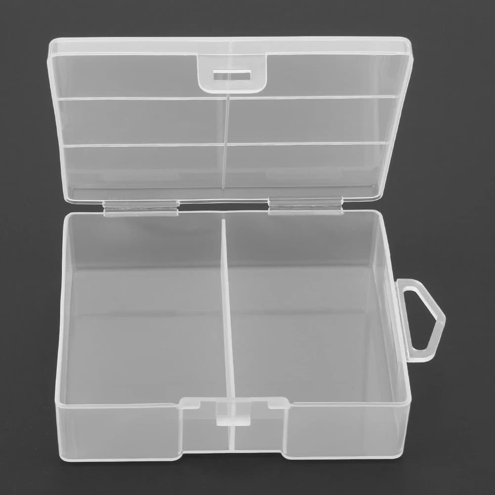 Custodia per batteria Custodia portatile Custodia in plastica trasparente Accessori convenienti per 24 batterie AA