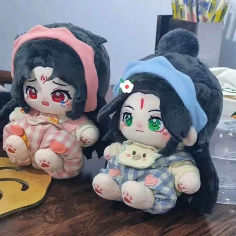 Anime Scum Villain Sistema di auto-salvataggio Shen Qingqiu Luo Binghe Morbido peluche Corpo della bambola Vestire Peluche ripiene di cotone Cuscino giocattolo