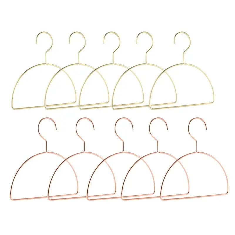 Ganci appendisciarpe e cinture multifunzione in ferro, rotondi, creativi, 10 pz/lotto