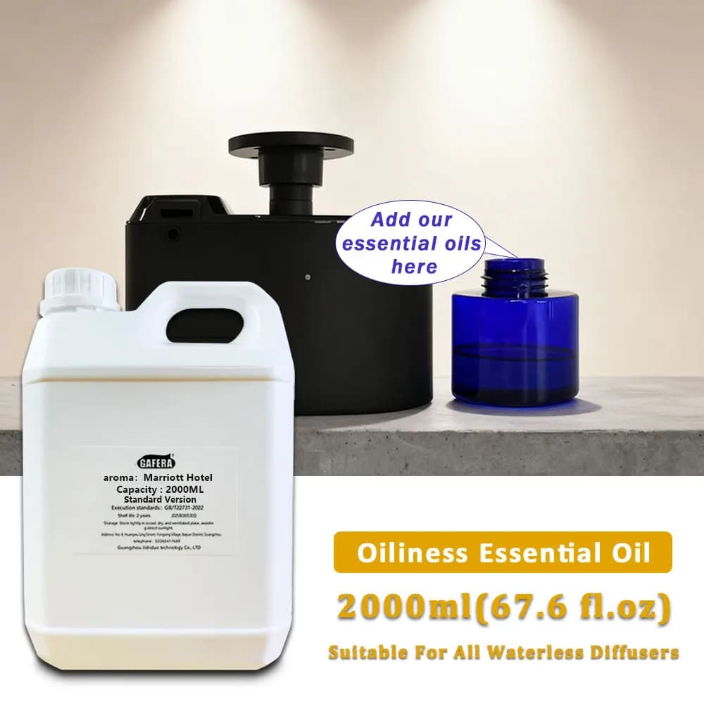 GAFERA 2000ML (67.6 fl.oz) Sheraton Marriott Hotel Essential Oil - For Waterless Diffuser, Fragrance Machine Replenish Aroma Oil