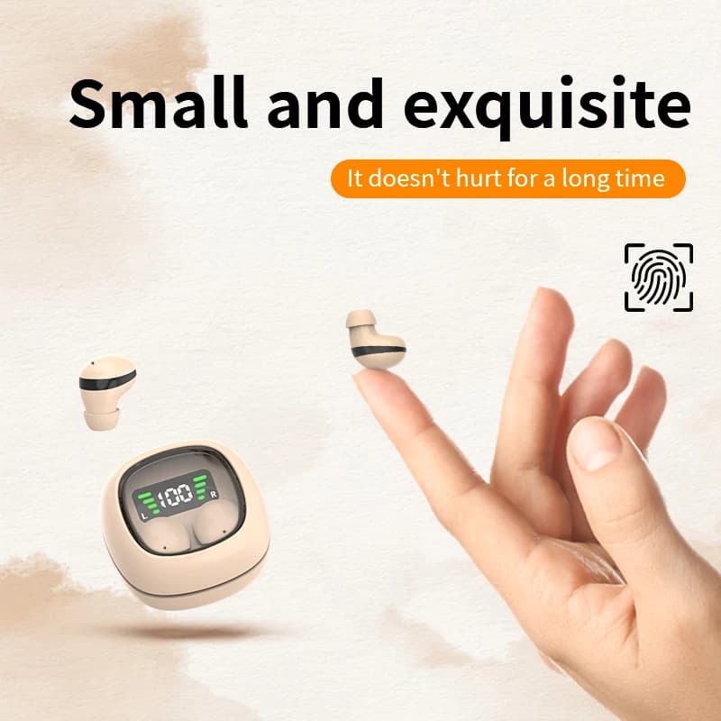 Headphones for sleeping Mini Wireless Headphones for work Bluetooth TWS Headphones Hidden stereo headphones with microphone Call HD Waterproof