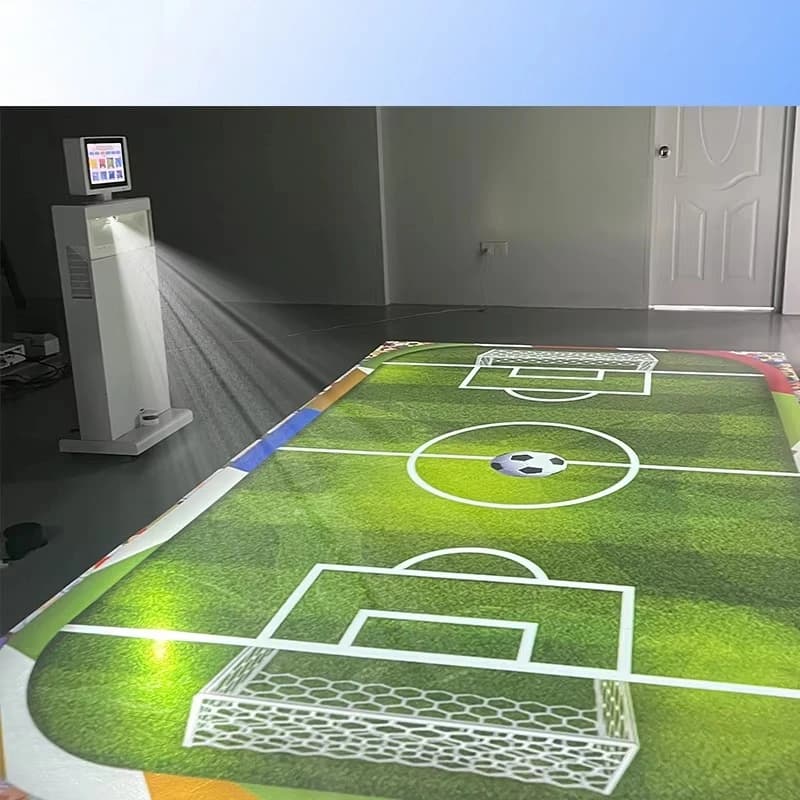 Lettore Proiettore interattivo completo Touch Screen Pavimento Ristorante/Hotel Dispositivo pubblicitario mobile Giochi sportivi Android