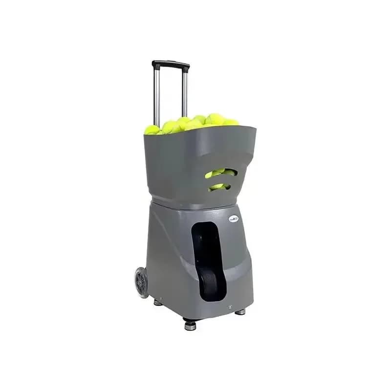 Mini Automatic Tennis Serve Machine ABS Eco Friendly High Durability 100 Ball Capacity Multi Functional Top Spin Trainer