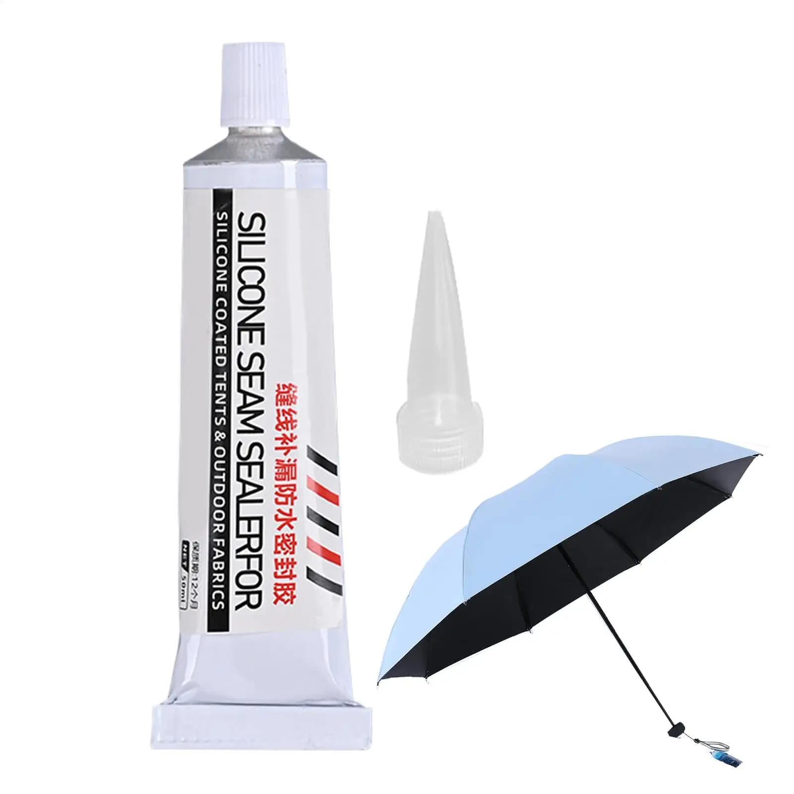 Tent Seam Sealer Waterproof 50ml Outdoor Shelter Sealant Glue Flexible Tent Sealant for Backyard Patio Camping Hiking Outdoor