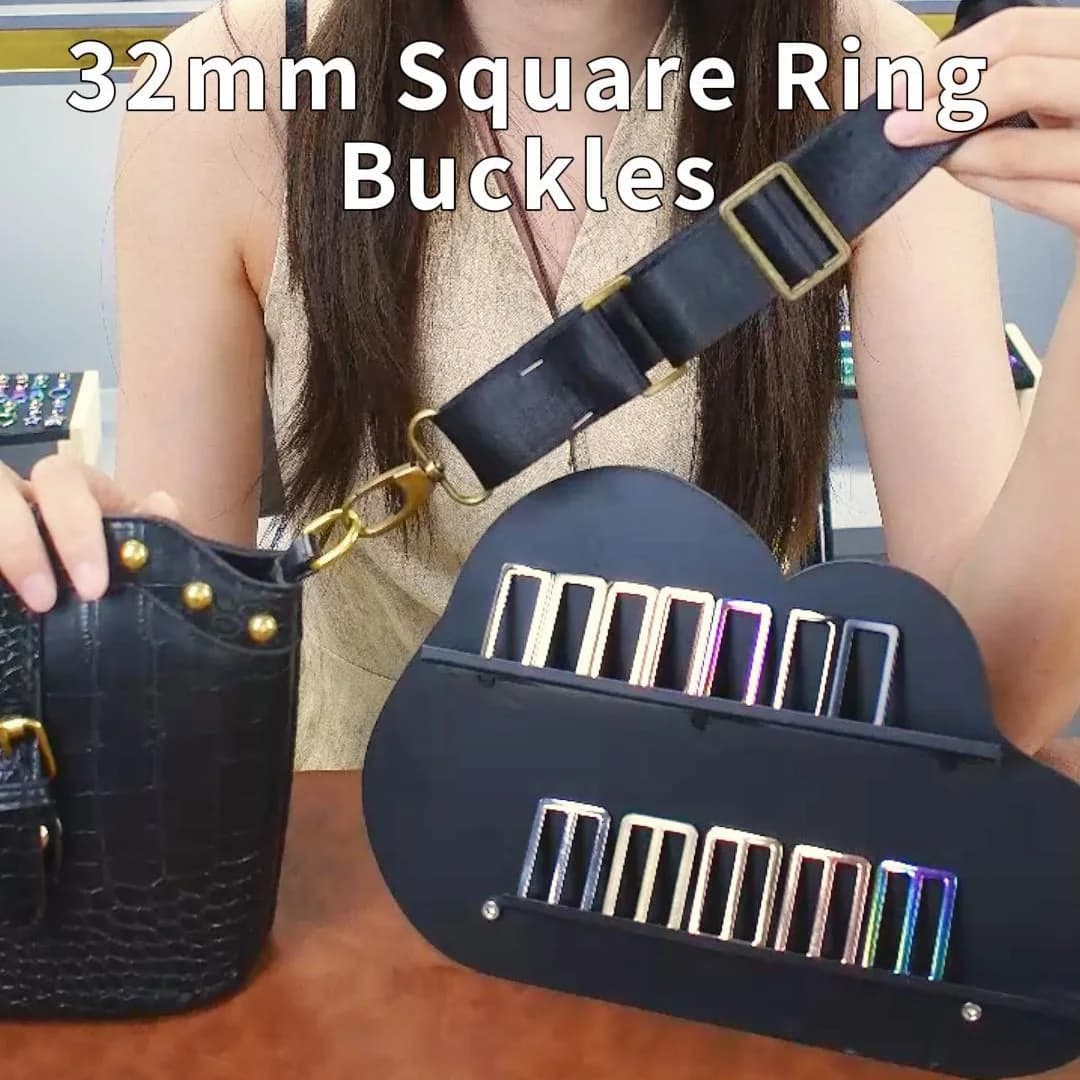 10 Pezzi Fibbie ad Anello in Metallo da 20-50mm per Cinghie Borsa, Chiusura Scorrevole Tri-Glide, Ganci Regolatori per Collari Cani, Accessori Fibbia Cintura