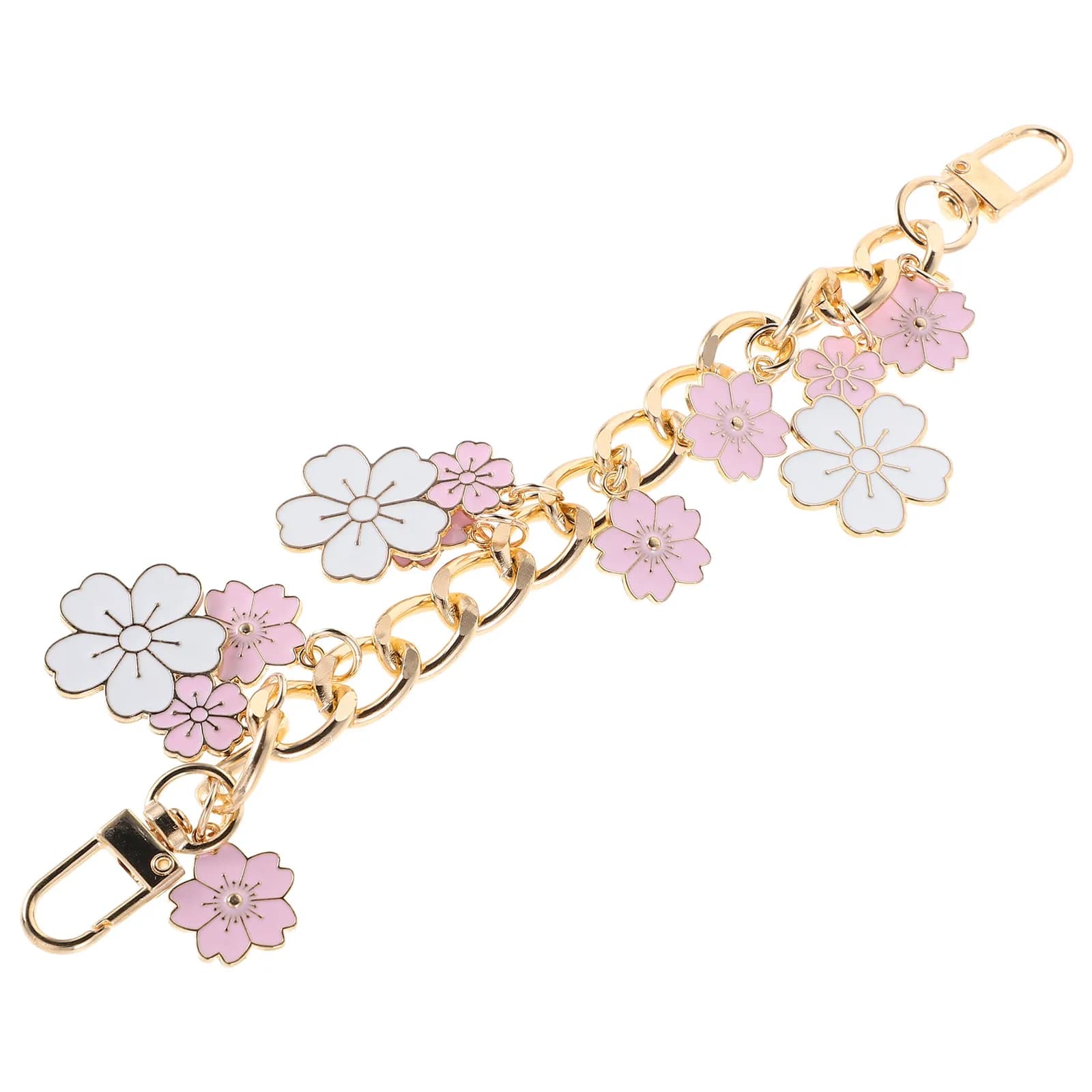Estensore per Catena Borsa a Fiori, Elegante Tracolla in Metallo con Fibbia Girevole per Borse a Mano e a Tracolla, Estensione Comfort per Donna