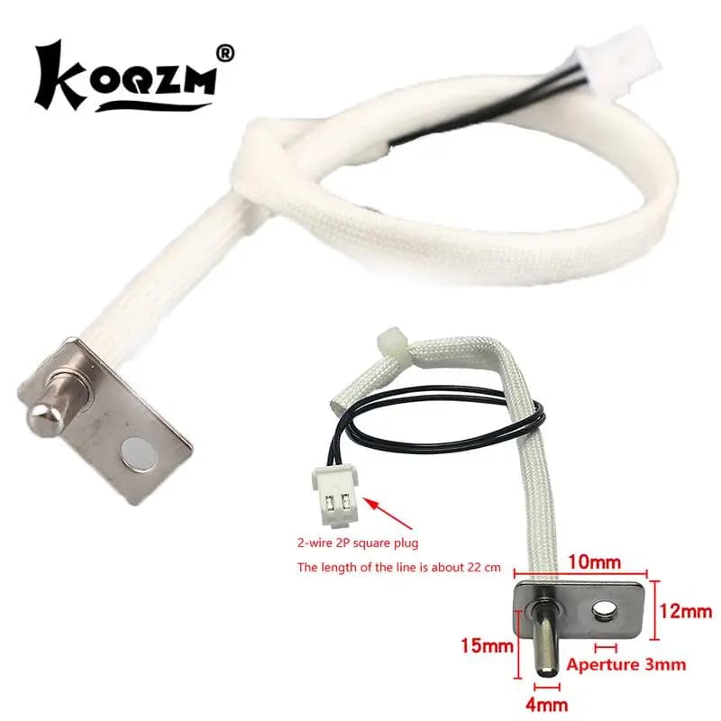Temperature Sensor Probe 200K Thermostat NTC Temperature Sensor Air Fryer Replacement Parts for Air Fryer