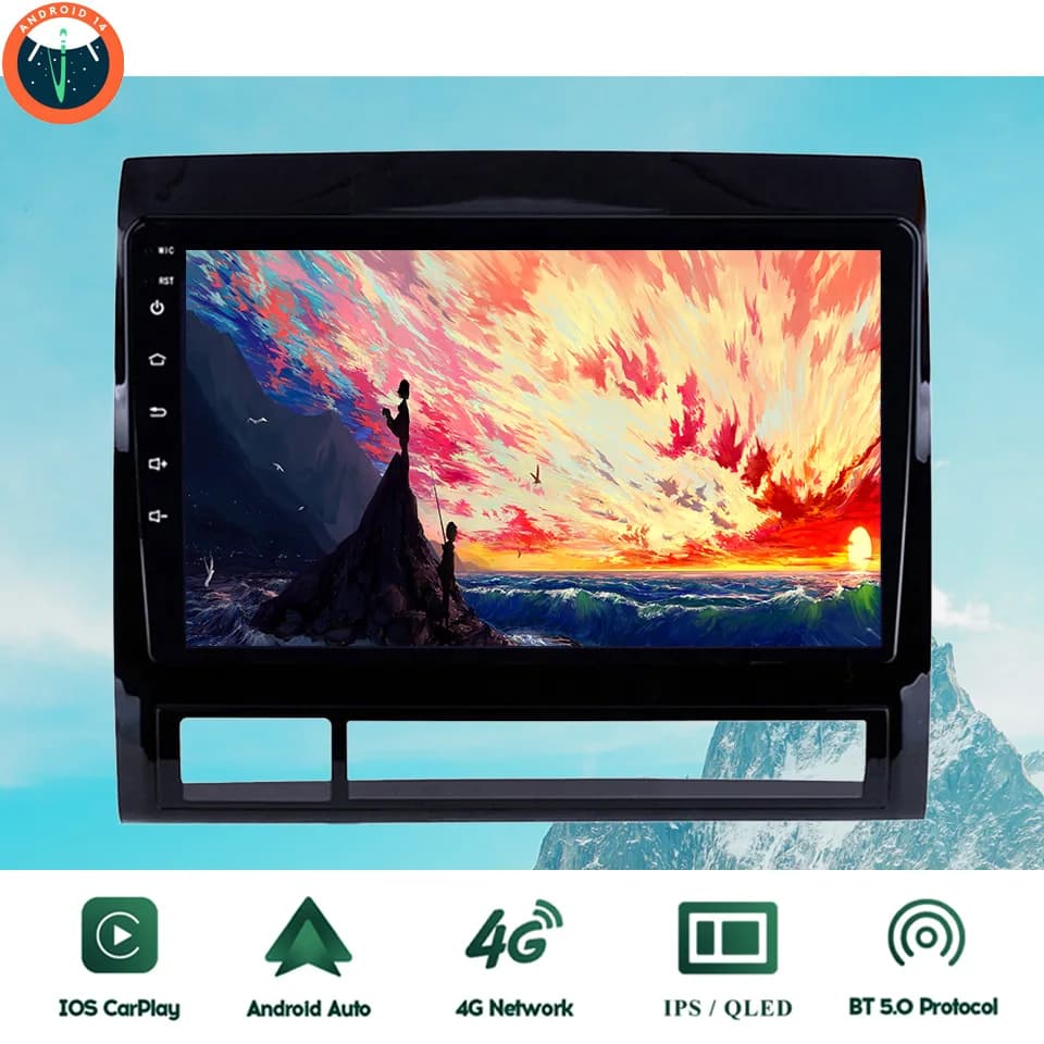 8G Ram Android 14.0 Autoradio Lettore DVD multimediale per Toyota Hilux / Tacoma 2005 - 2015 Auto Video Audio DVD HU Carplay Auto