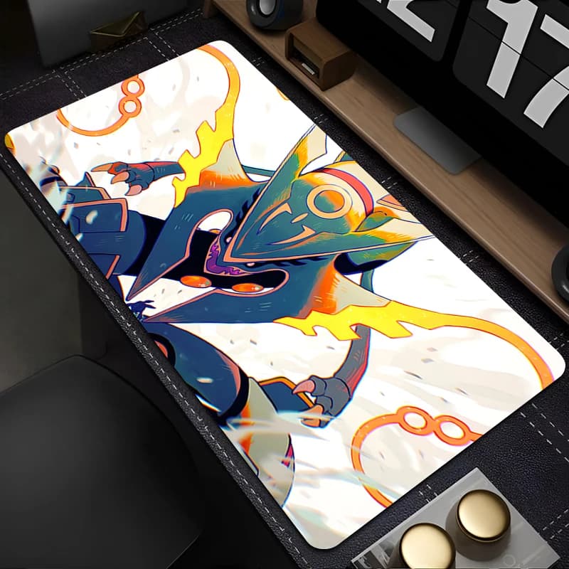 Mouse Mat Pokemon Gyarados 90x40 cm Extended mouse pad for gaming computer desktop mouse pad for laptop keyboard game keyboard mat Durable rubber mat