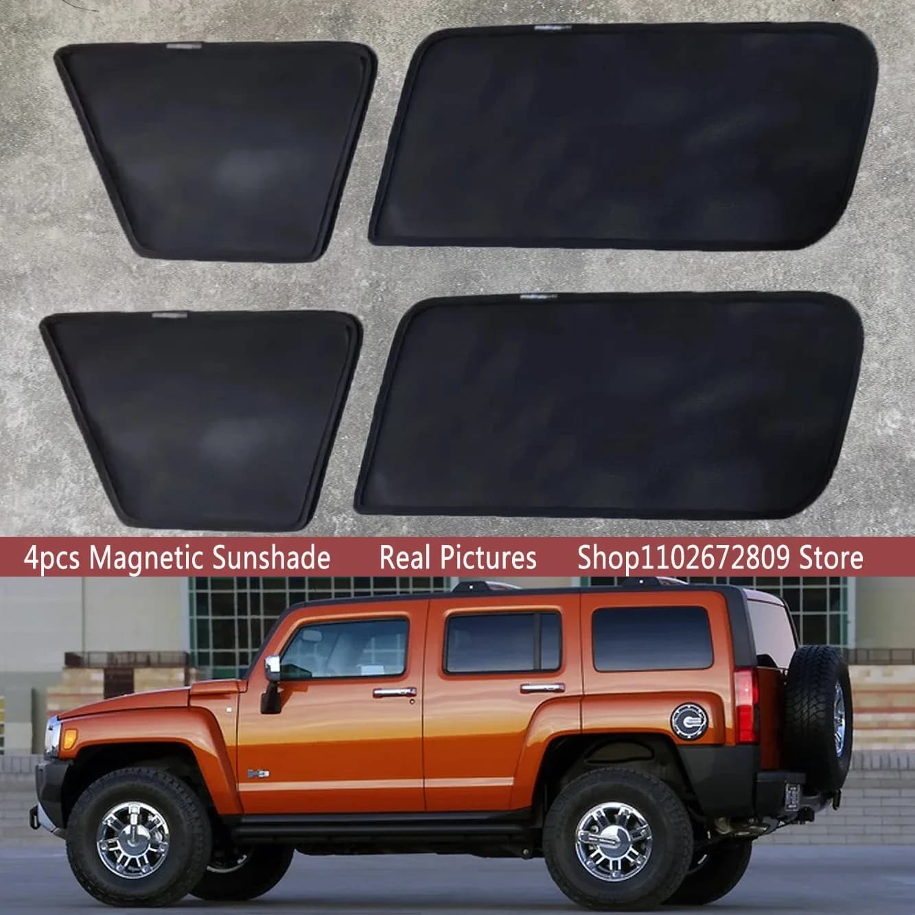 Parasole Magnetico per Auto, Tendina Parasole per Parabrezza per Hummer H3 H3T H3X ALPHA 2005 - 2010 2009 2008 Accessori